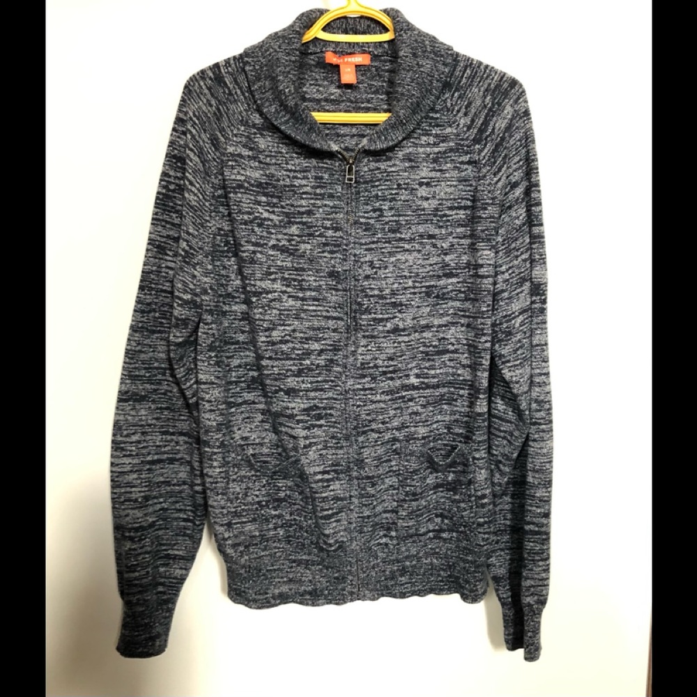 🍀2 for $10🍀 Mens JOE FRESH full zip cotton cardigan